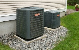 Air Conditioning unit outside of a home